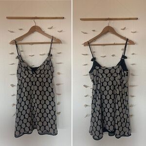 Express polka dot dress